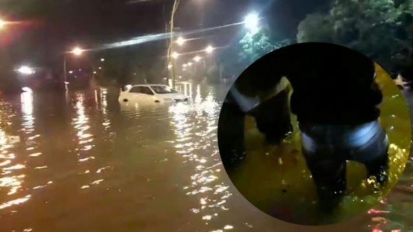El Parque Aguirre, un río: así quedó la avenida Alsina