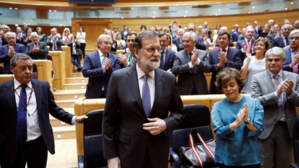 Habilitan a Rajoy para asumir el control de Cataluña