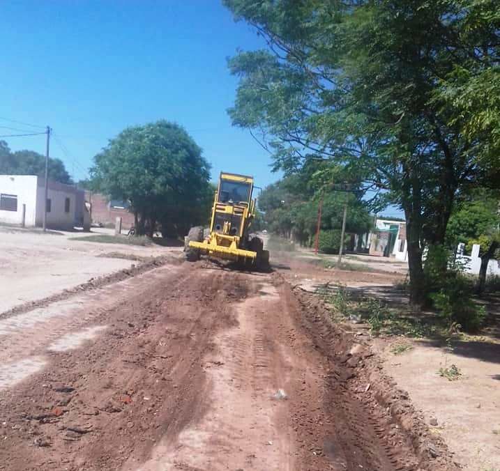 Realizan constantes mejoras en el casco urbano de Pampa de los Guanacos