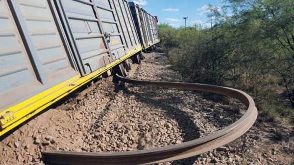La ola de calor dobló los rieles dos metros y descarriló un tren cerca de Frías