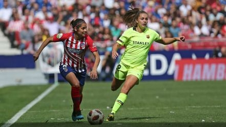 Fútbol femenino: Atlético-Barcelona record mundial de asistencia con más de 60 mil espectadores