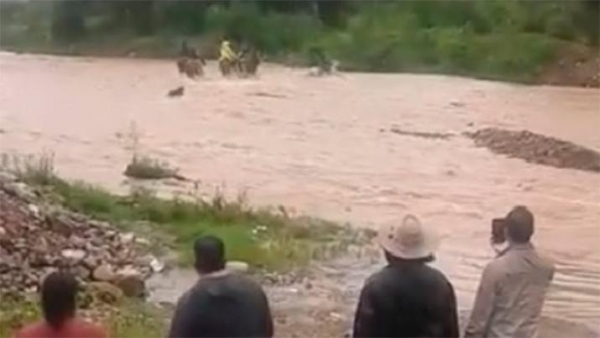 Una mujer fue arrastrada por la corriente de un río en Jujuy
