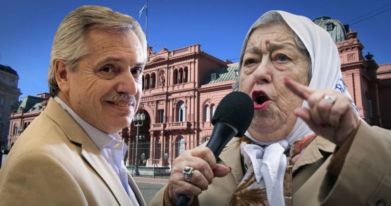 Hebe de Bonafini le pidió a Alberto Fernández que decida de qué lado está