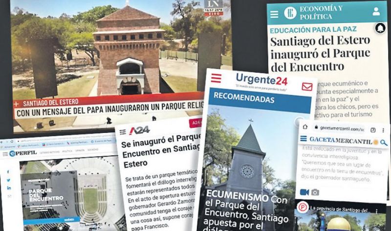 El Parque del Encuentro captó el interés de los medios de todo el país