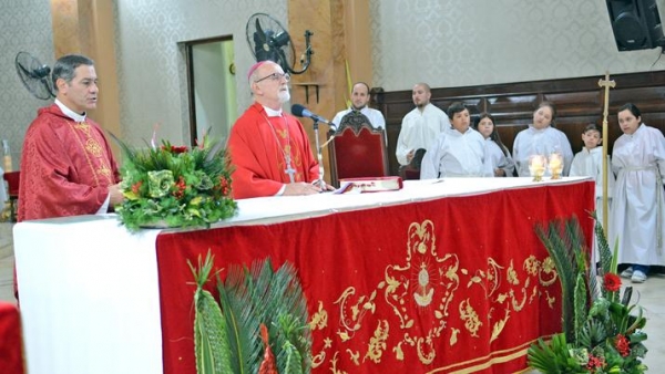 Mons. Bokalic: “La gente, a través del ramito, busca la protección de Dios”