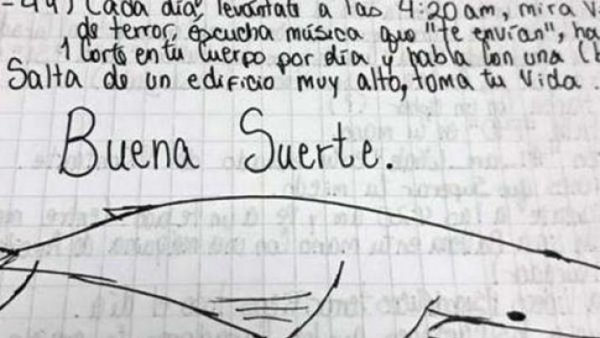 Alerta padres: chicos santiagueños insinúan jugar a la "ballena azul", en su perfil de Facebook