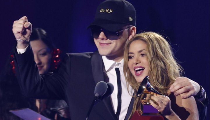 De la mano de Bizarrap, Shakira volvió a lo más alto de los premios Grammy