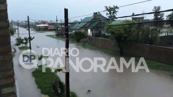 Una lluvia torrencial azotó Bandera: cayeron 200 milímetros