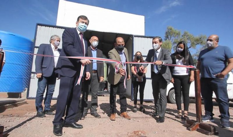 Zamora dejó inauguradas importantes obras en la localidad de Kilómetro 49