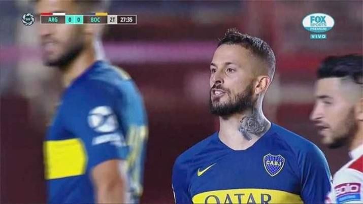 El picante cruce entre Benedetto y un jugador de Argentinos Juniors