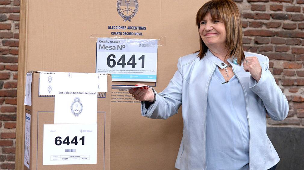 Patricia Bullrich: "Me siento bien, siento que mañana voy a estar festejando"