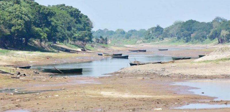 En Formosa el río Paraguay bajó siete metros en tres meses