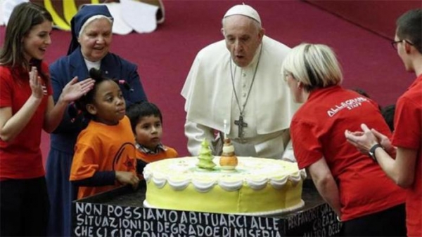 El Papa Francisco celebra sus 82 años
