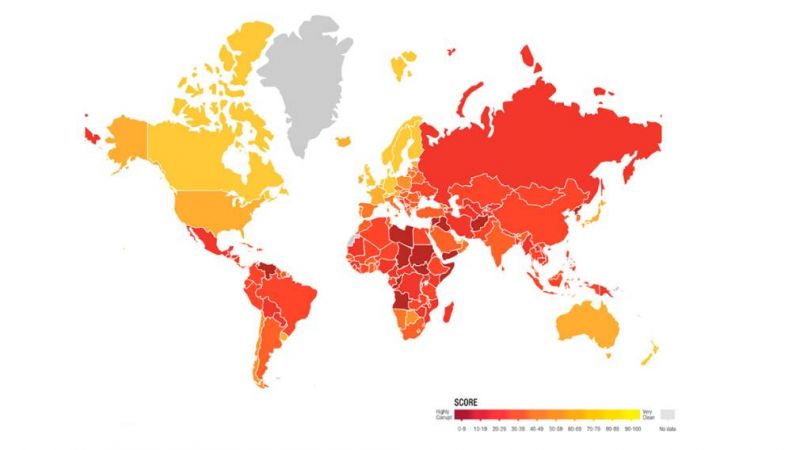Argentina empeoró en el ranking mundial de corrupción: retrocedió 18 lugares