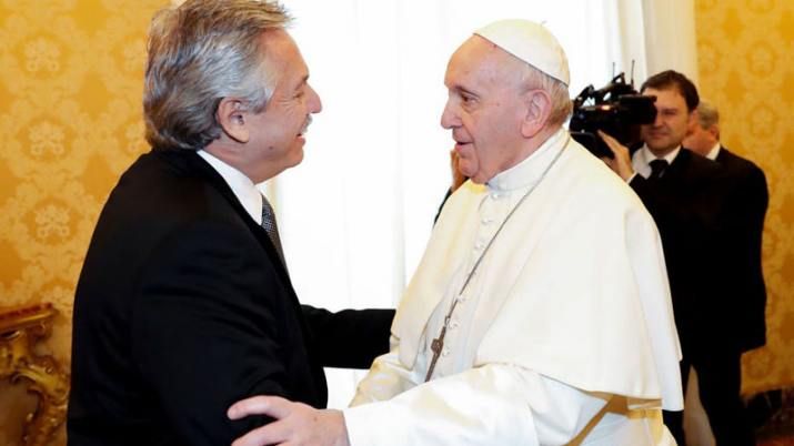 Alberto Fernández: "El Papa va a hacer lo que pueda para ayudarnos con la deuda"