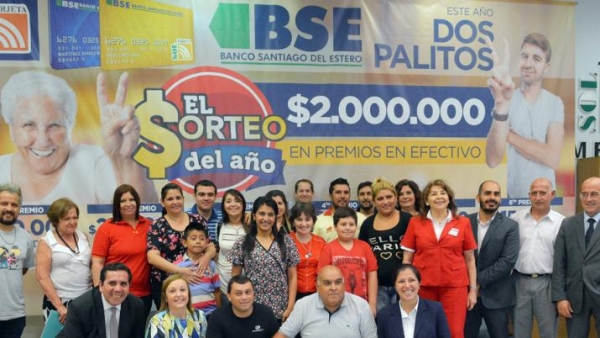 Banco Santiago del Estero y Tarjeta Sol entregaron $2 millones a los ganadores