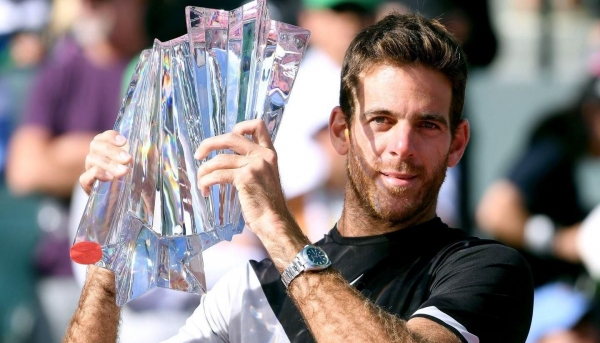 Del Potro, campeón de Indian Wells tras vencer a Roger Federer