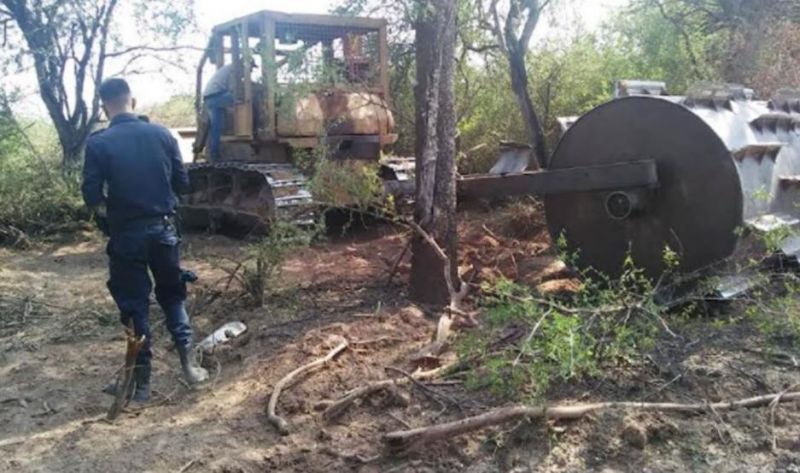 Personal de la Dirección de Bosques detuvo desmontes ilegales en el departamento Alberdi