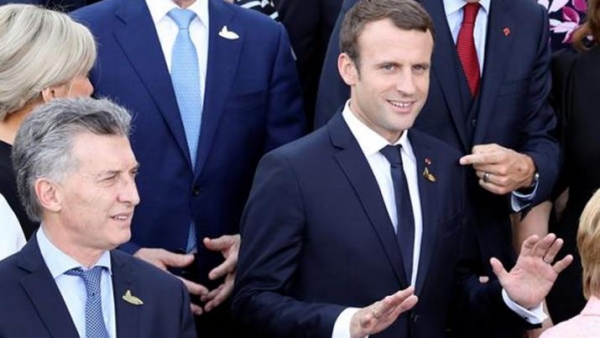 Mauricio Macri se reúne con el presidente de Francia en el G20