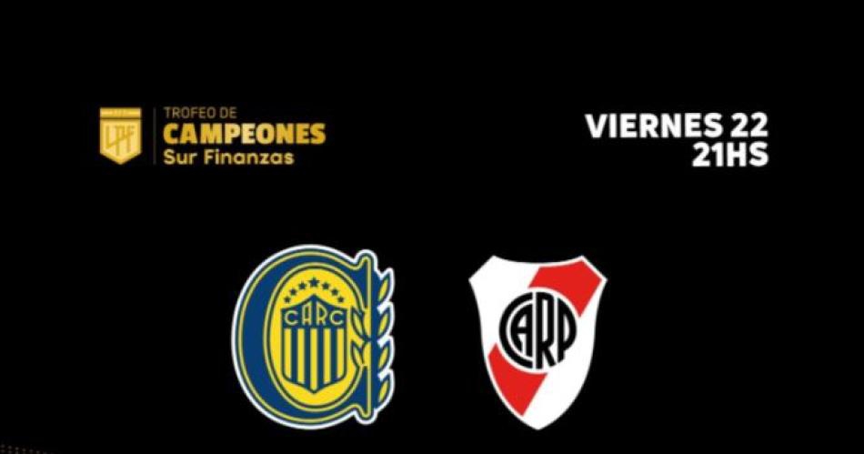 Confirmado: la final entre River y Rosario Central se jugará en el estadio "Madre de Ciudades"