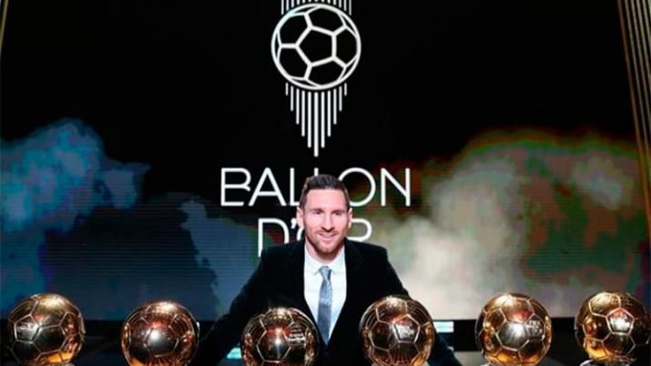 Lionel Messi consiguió su sexto Balón de Oro