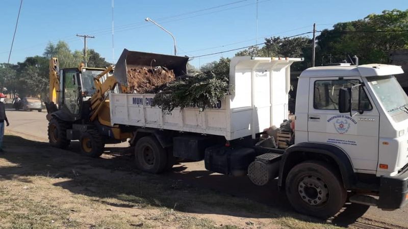 Realizaron Operativo de limpieza y descacharreo en Campo Gallo