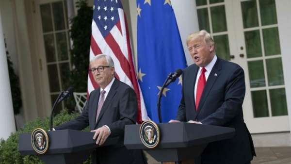 Acuerdo entre EEUU y la Unión Europea para superar la tensión comercial