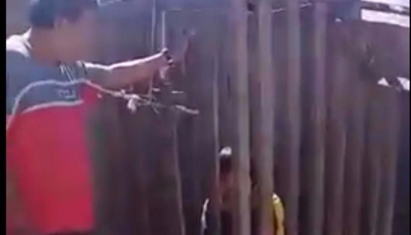 VIDEO: Alto La Sierra: Un chico de 14 años que tiene problemas neurológicos, hace 8 que vive en una jaula