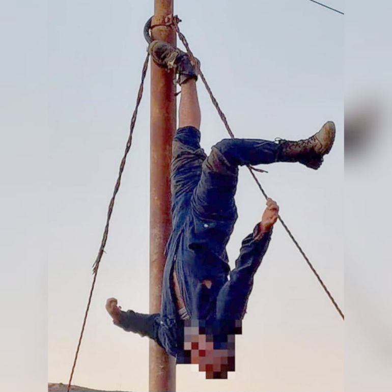 Robaba cables, tropezó y quedó colgado por dos horas: sufrió quemaduras e hipotermia