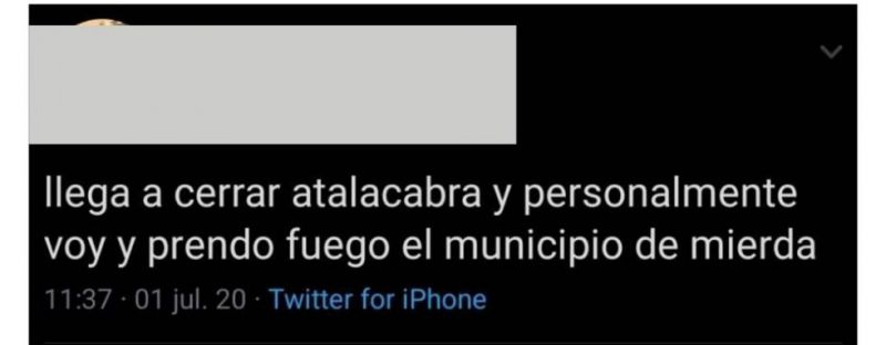 Demoraron a joven de 19 años por “instigación al delito” con una publicación en Twiiter