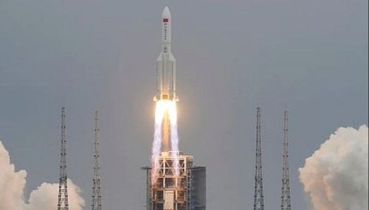 Los restos del cohete espacial chino cayeron en el Océano Índico