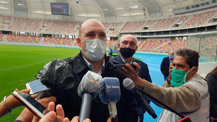 La Conmebol inspeccionó el Único: "Es fabuloso encontrar un estadio de este nivel"