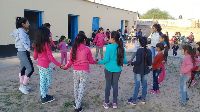 Merendero "Caritas Felices" en el CIC de Barrio San Vicente Campo Gallo