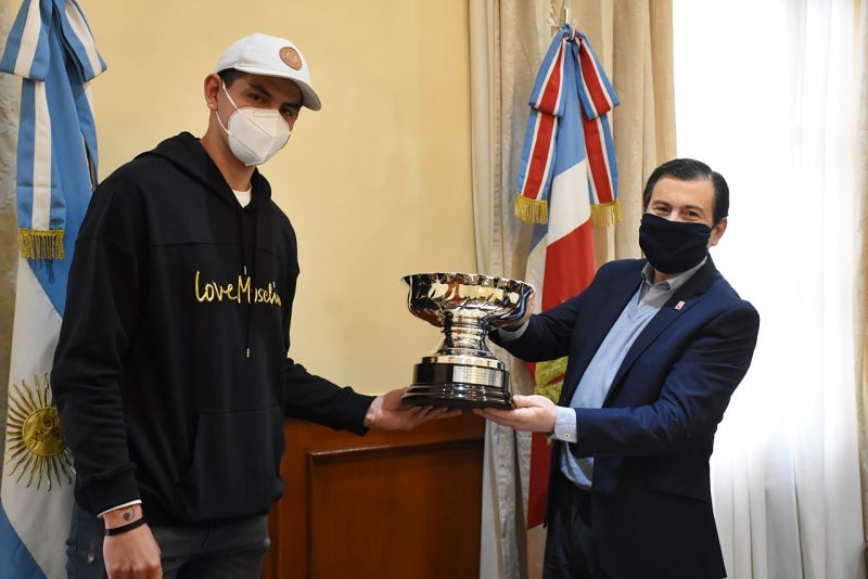 El gobernador Zamora recibió la visita de Gabriel Deck