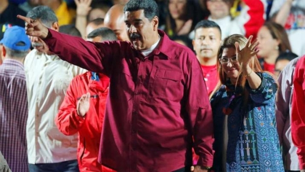 Nicolás Maduro fue reelecto presidente y dijo que la oposición "quedó nocaut"