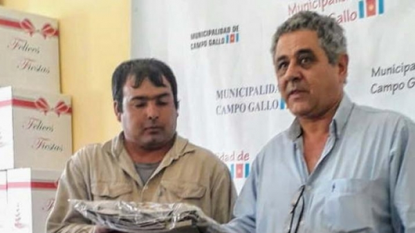 Los empleados municipales de Campo Gallo recibieron su ropa de trabajo