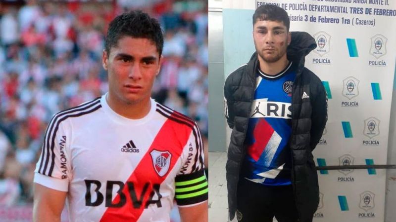 Ezequiel Cirigliano, de capitán de River a detenido por entrar armado a una casa