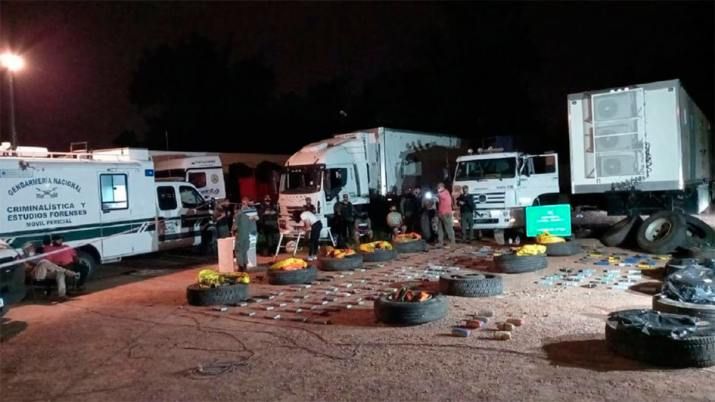 Camionero llevaba 273 kilos de cocaína ocultas en las ruedas