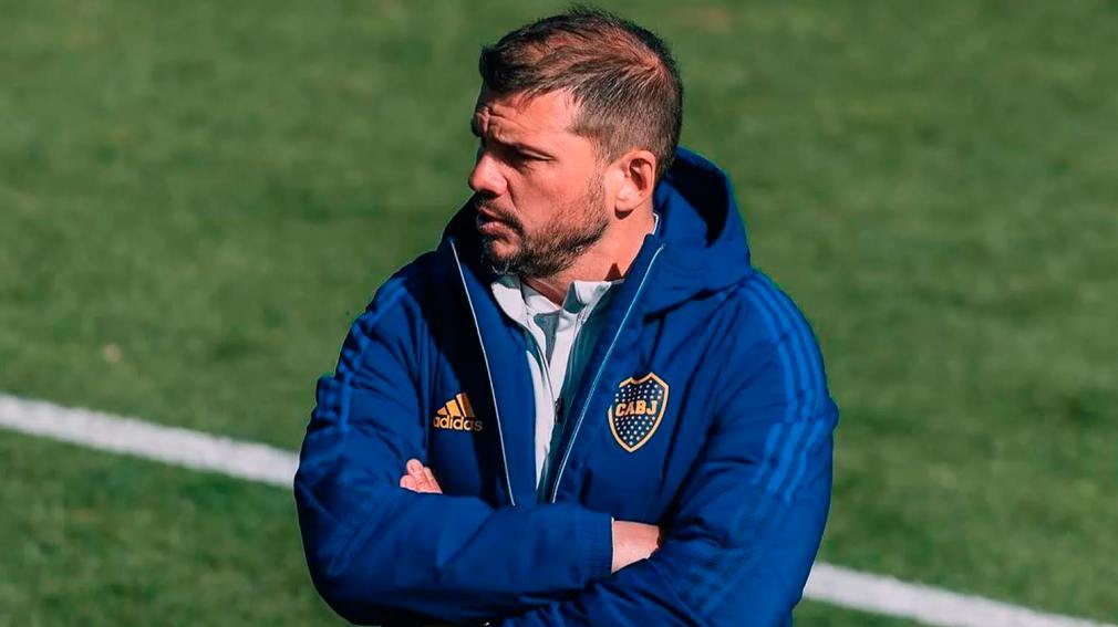 Riquelme confirmó que Mariano Herrón será el DT de Boca hasta fin de año