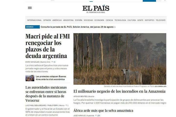 Los diarios del mundo sobre la propuesta de "reperfilamiento" de la deuda argentina