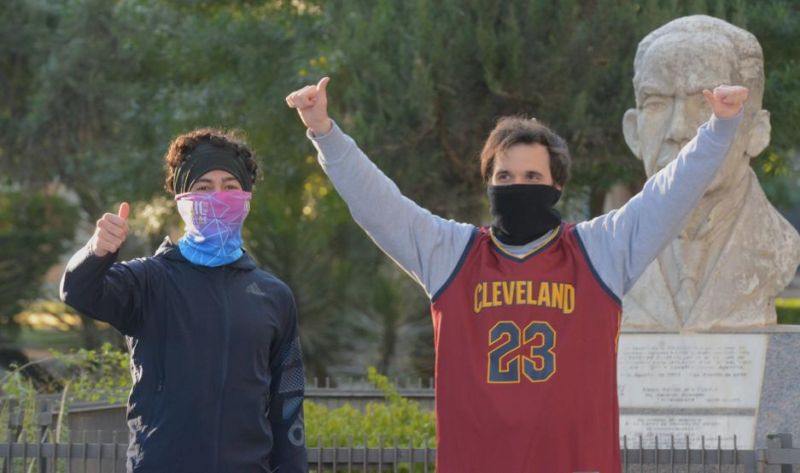 Tras más de 80 días, los santiagueños pudieron volver a correr y andar en bicicleta