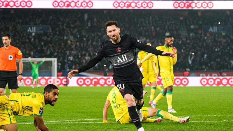 Messi marcó su primer gol en la Ligue 1 y el PSG festejó
