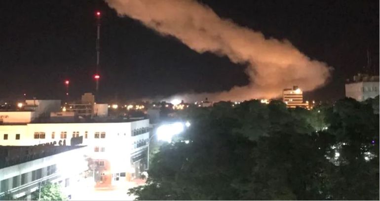 Susto en Rafaela: hubo una fuerte explosión en una fábrica de pólvora