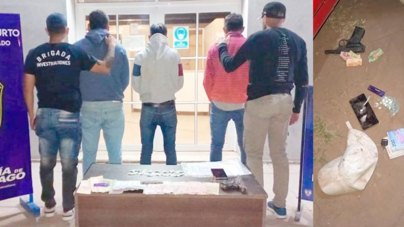 Monte Quemado: detuvieron a tres hombres por tenencia de arma de fuego y cocaína
