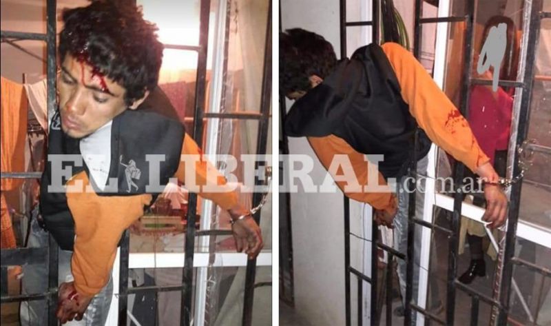 Sumampa: ingresó a robar en una casa y quedó atrapado en las rejas