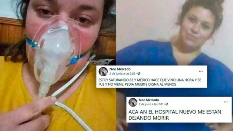 “Me están dejando morir”: la denuncia de una paciente con COVID-19 que falleció en Río Cuarto