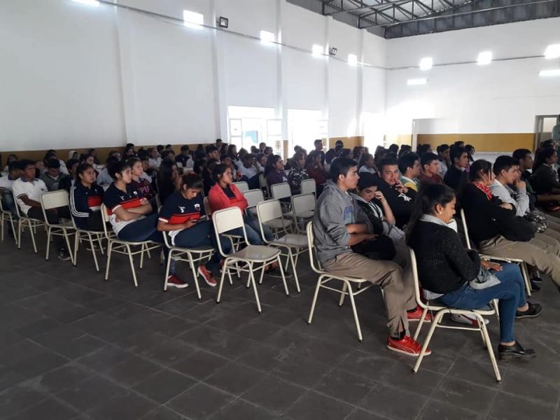 Se realizaron las Jornadas de Voto Joven en el Colegio Secundario de Campo Gallo.