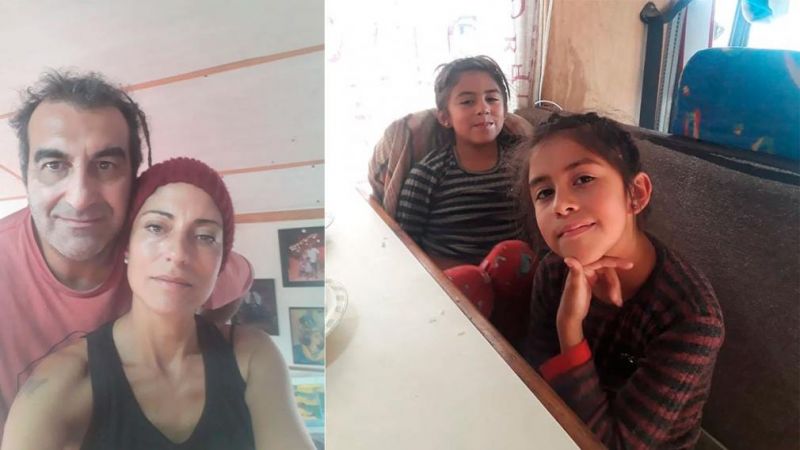 Están a 20 cuadras de Argentina, pero no pueden pasar y ya no tienen para comer