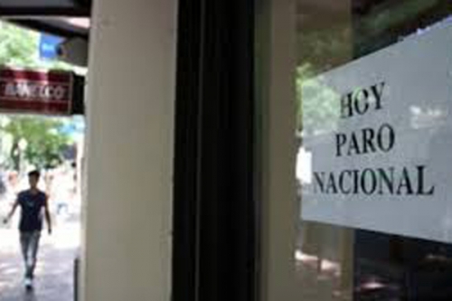 Mañana no habrá bancos en todo el país por un paro de 24 horas