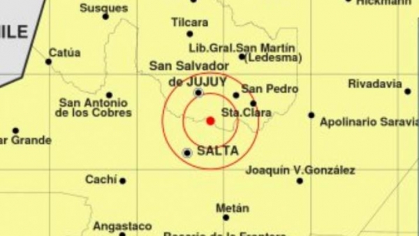 Un fuerte temblor sacudió a Salta y Jujuy